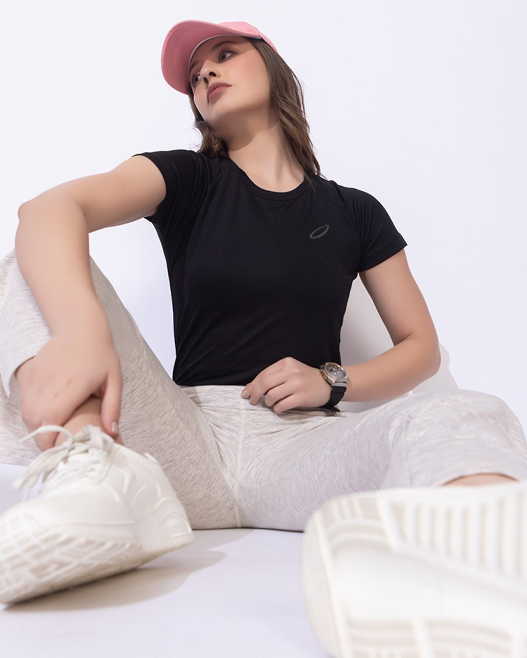 Women's Essentials Dri-Fit Black Tee