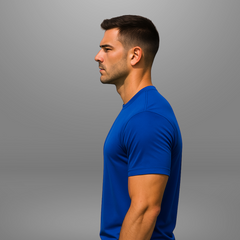 Men's Essentials Dri-Fit Royal Blue Tee