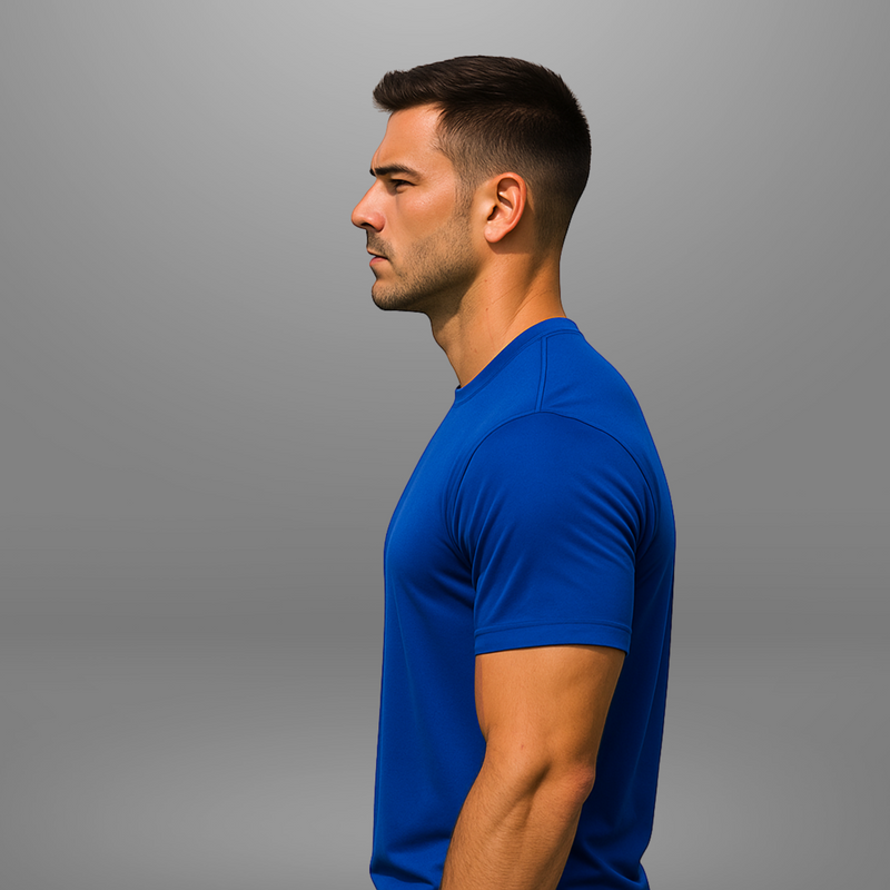 Men's Essentials Dri-Fit Royal Blue Tee