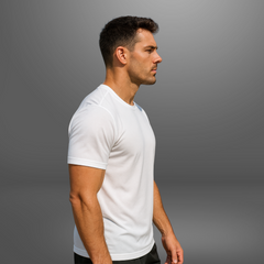 Men's Essentials Dri-Fit White Tee