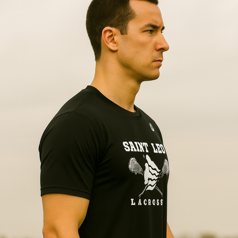 SLU Men's Lacrosse Dri-Fit Sticks Tee Shirt (Saint Leo Collection)