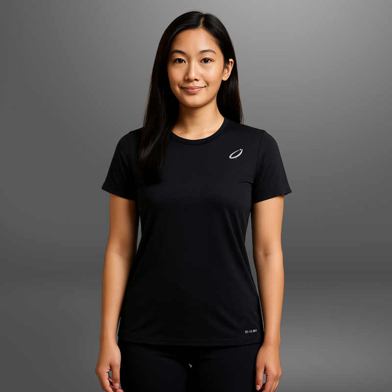 Women's Essentials Dri-Fit  Black Tee