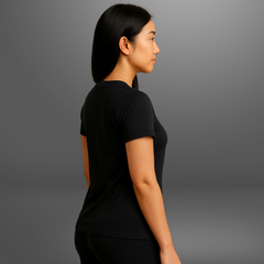 Women's Essentials Dri-Fit  Black Tee