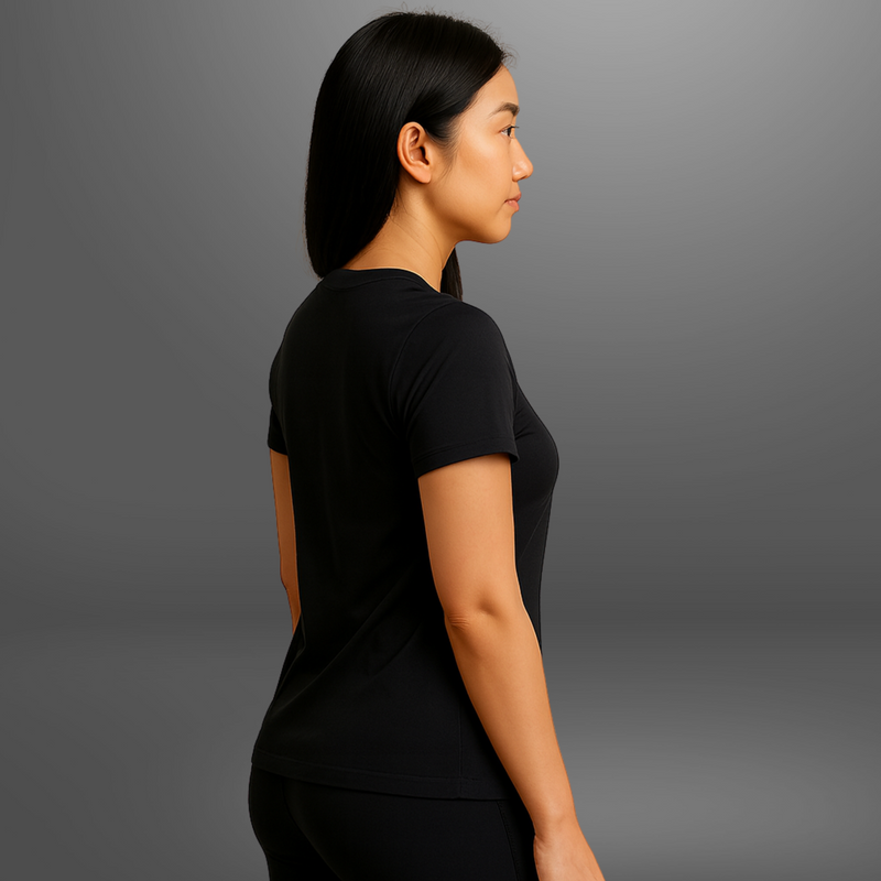 Women's Essentials Dri-Fit  Black Tee